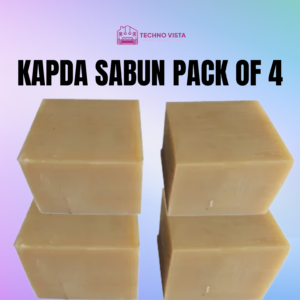 kapda sabun pack of 4 – powerful laundry soap bars