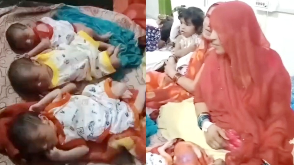 already a mother of 4, mp woman delivers triplets, all