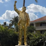 don colossus: trump golden statue sparks buzz and backlash