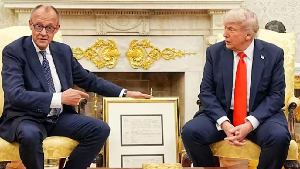 donald trump friedrich merz clash over iran conflict and nuclear