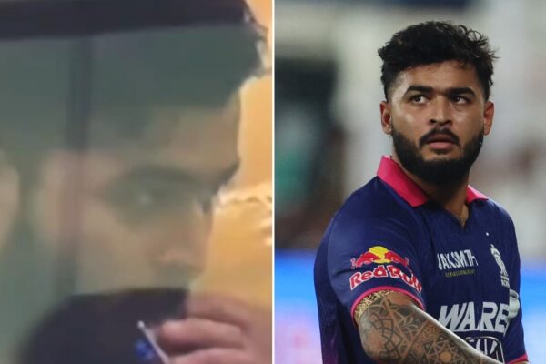 ipl 2026: riyan parag captured vaping during pbks vs rr.