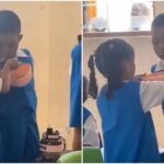 5 year old girl sweet gesture toward disabled friend leaves internet in