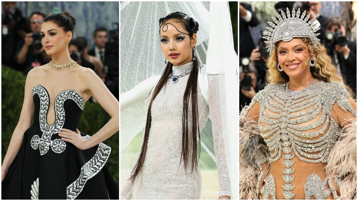 anne hathaway, lisa to beyonce: stars bring high fashion at