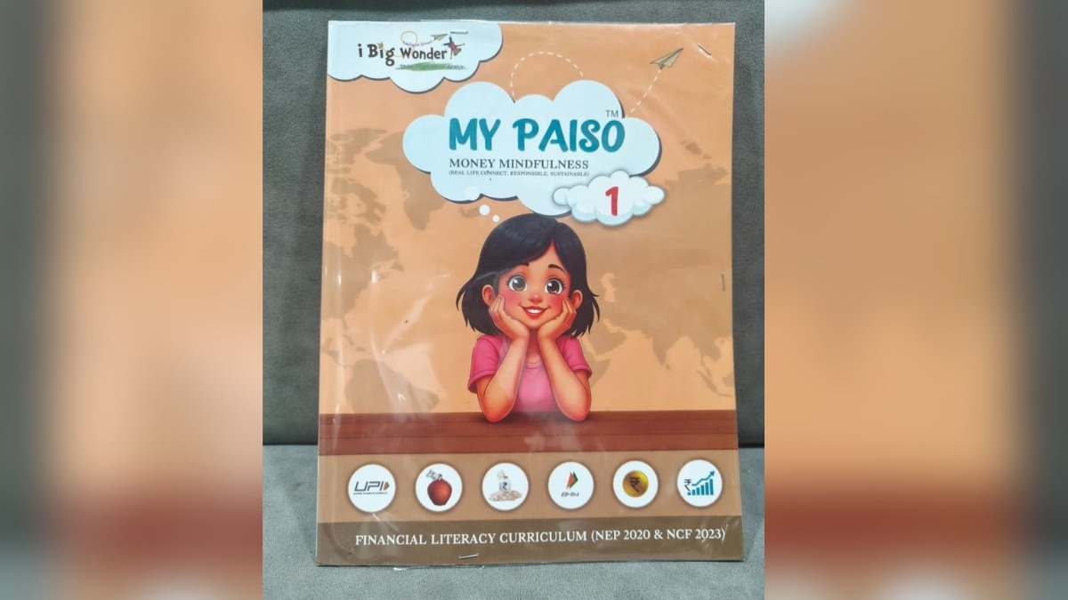 bengaluru man finds school book on finance in 6 year old son