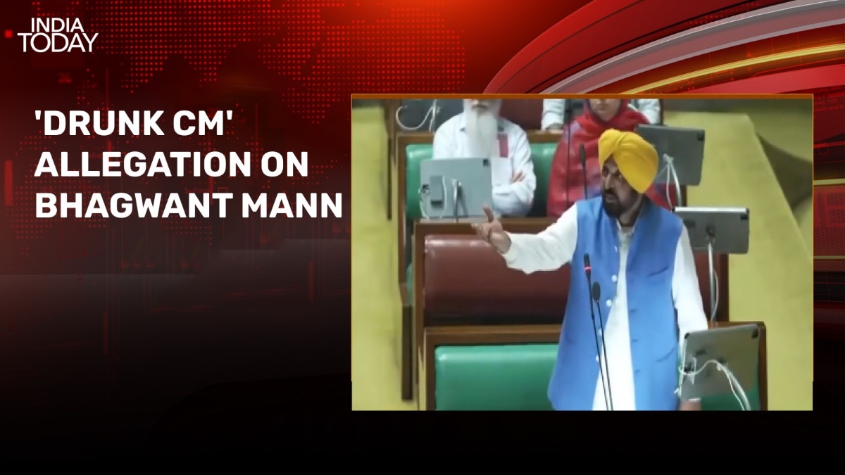 bhagwant mann accused of coming to assembly drunk, opposition seeks