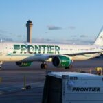 frontier airlines denver airport incident: us plane hits man during