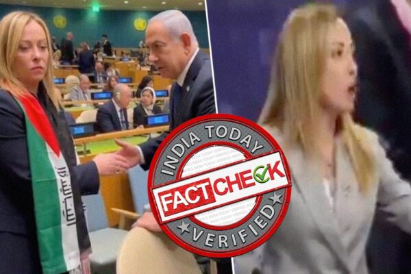 giorgia meloni ai videos fact check: fake clips show anti israel