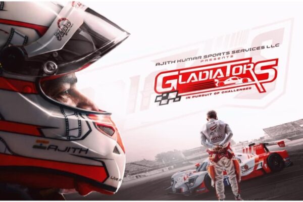 gladiators: ajith kumar's racing film first glimpse out on 55th