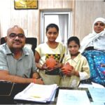 kanpur girls approach dm over stolen piggy bank, get new