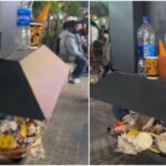 newly installed charging hub in manali turns into trash site