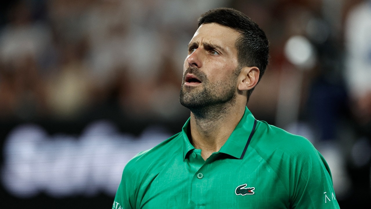 novak djokovic knocked out of italian open by his mirror