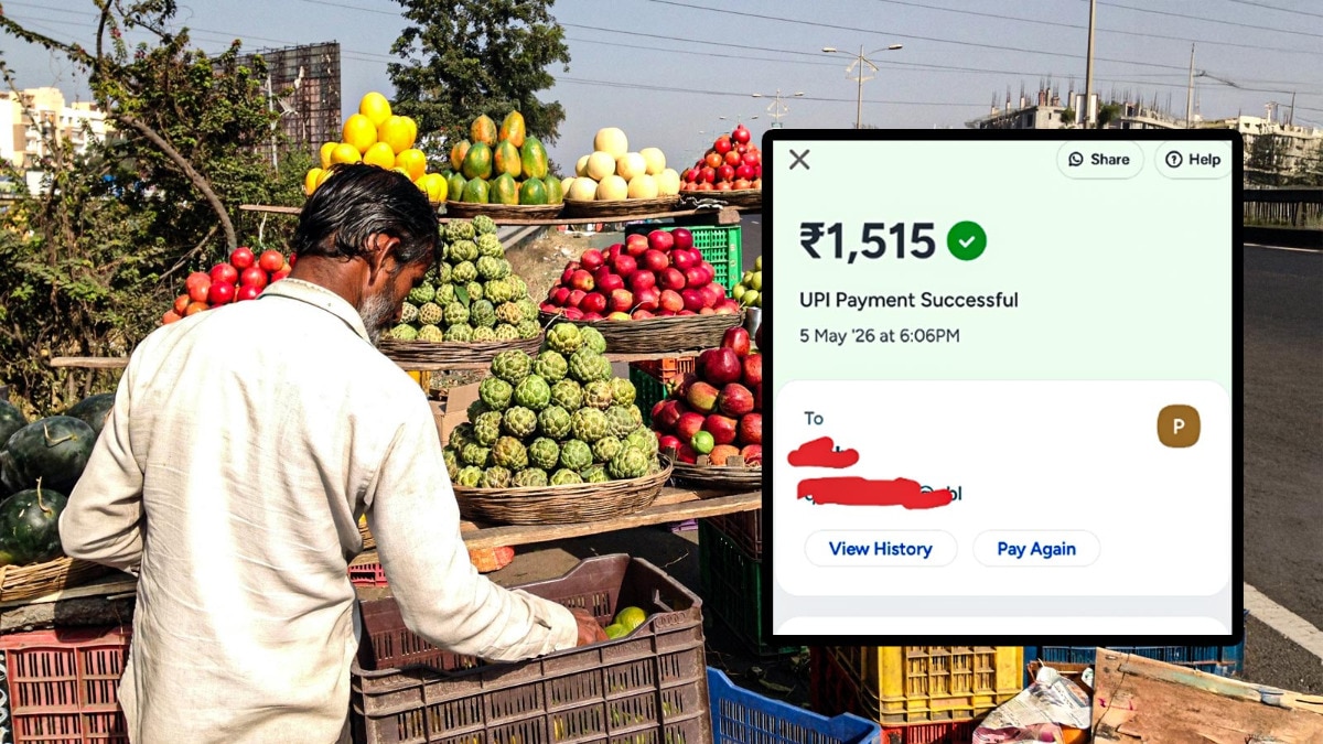 pune fruit seller returns excess rs 1500 after customer upi