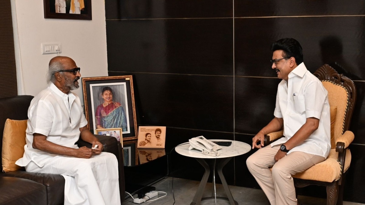 rajinikanth mk stalin meeting: superstar offers support