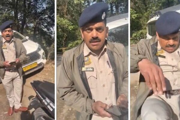 shimla viral video: asi suspended after taxi driver kicked during