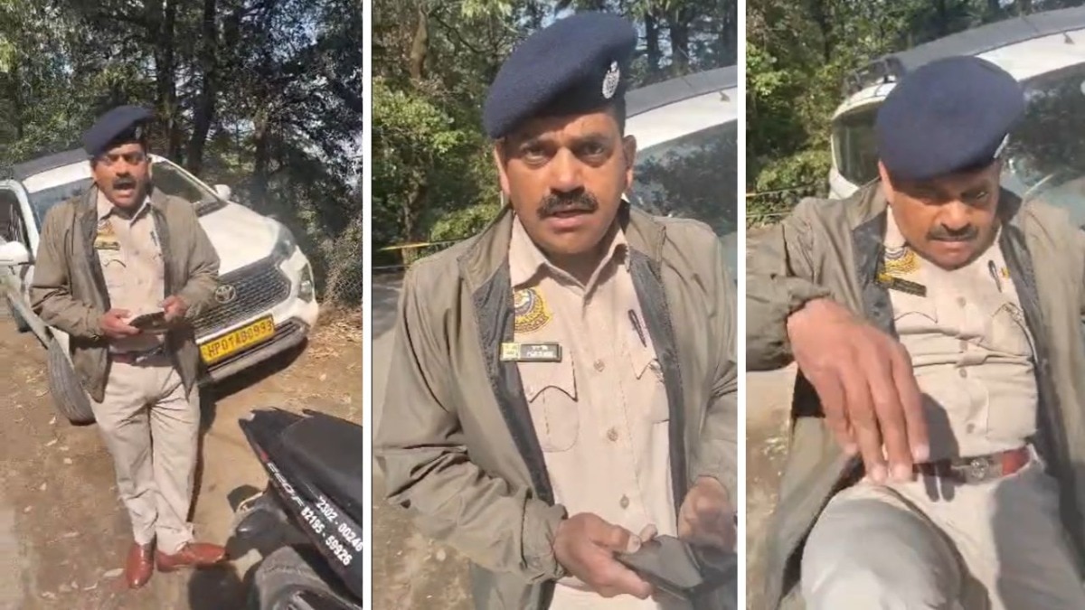 shimla viral video: asi suspended after taxi driver kicked during
