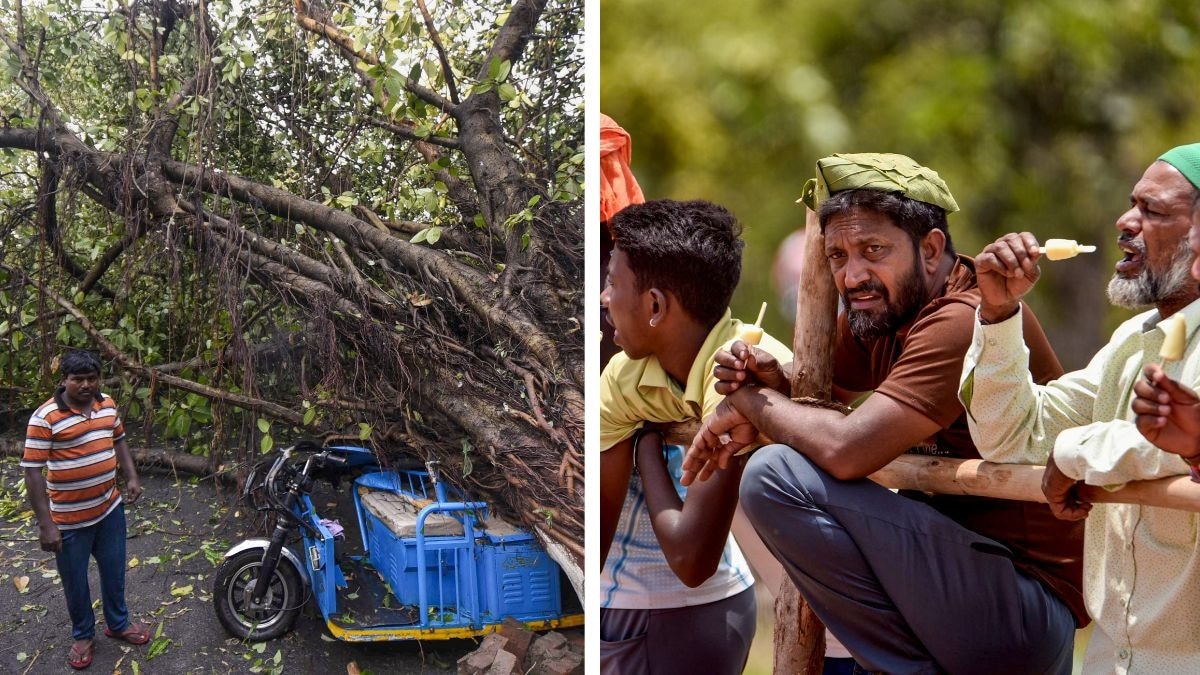 stormy saturday: thundersqualls to batter east india, west to sweat