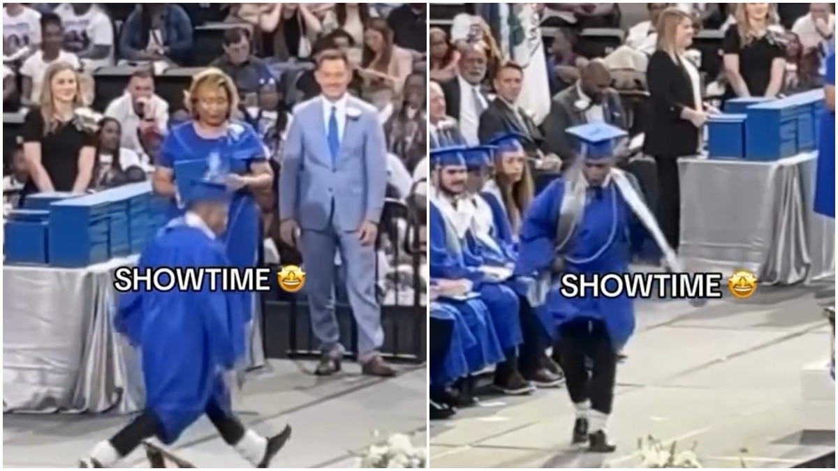 student’s michael jackson inspired moonwalk wins the internet, again. must watch