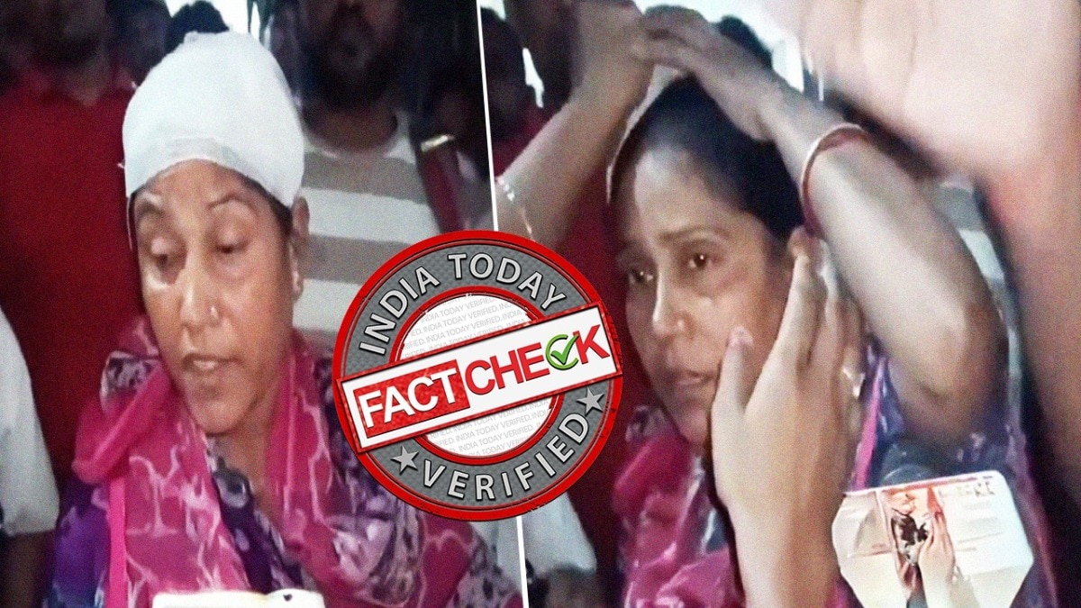 tmc worker fake injury video fact check: bihar hospital clash