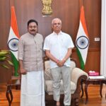 ttv dhinakaran of ammk meets governor, seeks invite for aiadmk