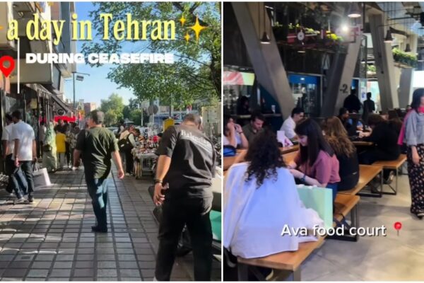 tehran resident’s ‘normal day’ video during ceasefire surprises internet