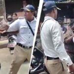 video: tempo driver slapped, assaulted by traffic cop in mumbai