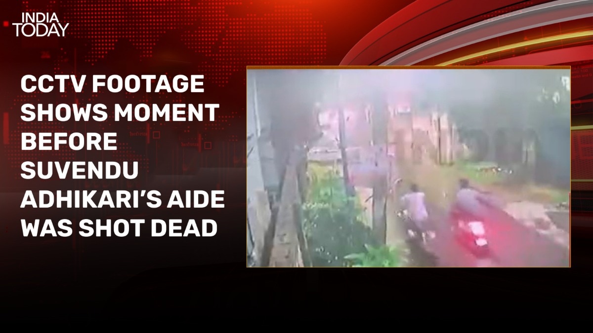 video shows two bikers chasing suvendu’s aide