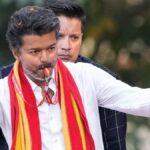 vijay tvk majority row: khushbu, kamal haasan and vishal back