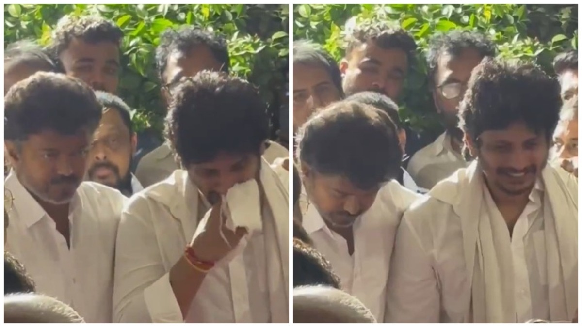 vijay gets emotional while consoling jiiva at rb choudary’s home.