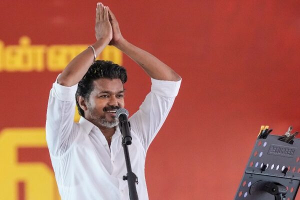 vijay’s tvk wins big, falls short of 118, coalition talks