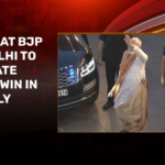 watch: pm arrives at bjp hq in traditional bengali attire